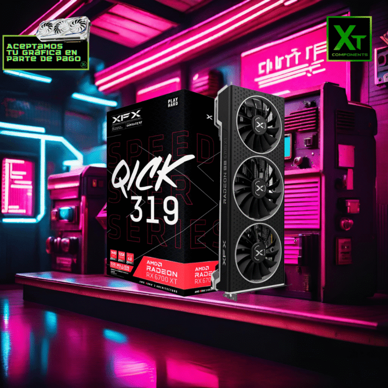 RX 6700XT XFX QICK 319 NB 12GB GDDR6 (RESERVA)