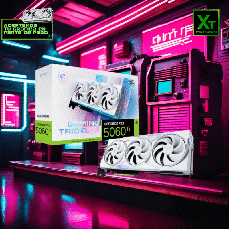 RTX 5060 TI MSI GAMING TRIO WHITE 8GB GDDR7