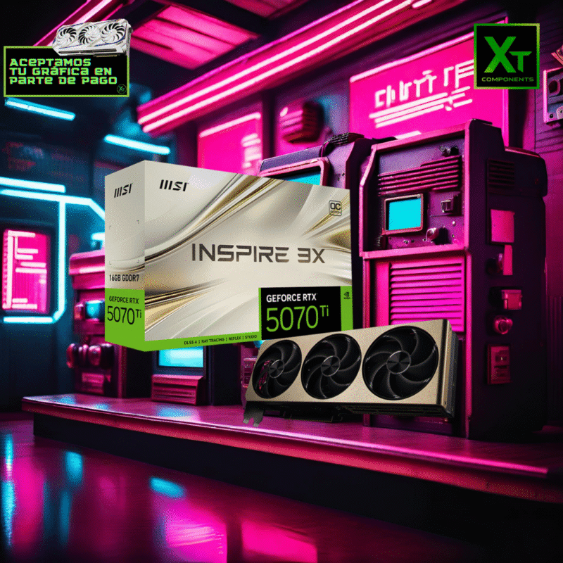 RTX 5070 TI MSI INSPIRE 3X OC 16GB GDDR7