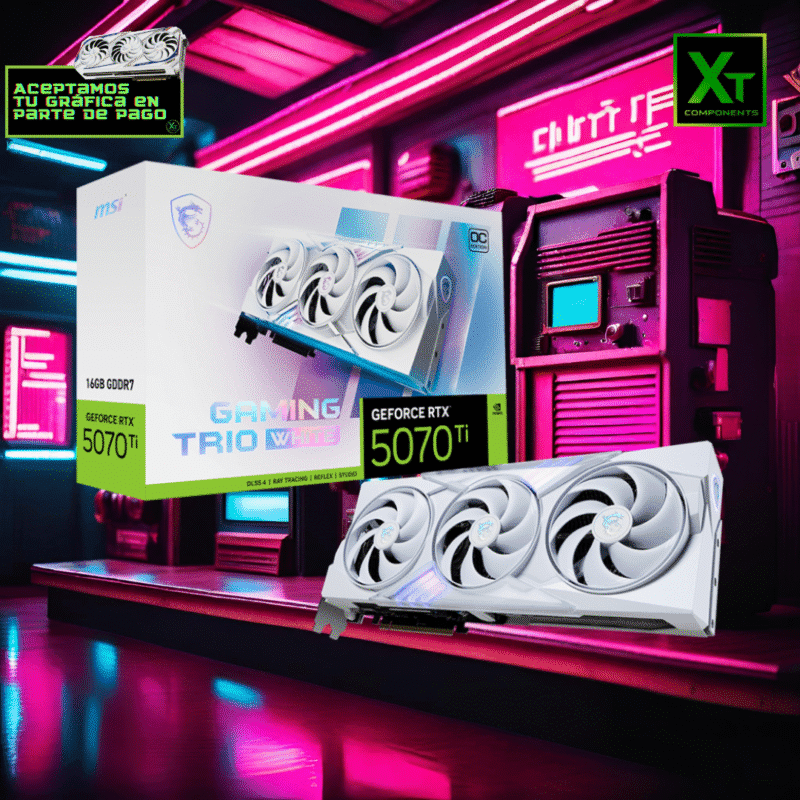 RTX 5070 TI MSI GAMING TRIO WHITE 16 GB GDDR7