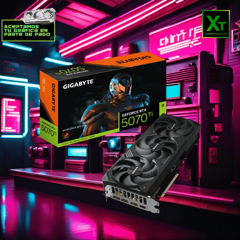 RTX 5070 TI GIGABYTE WINDFORCE 16GB GDDR7