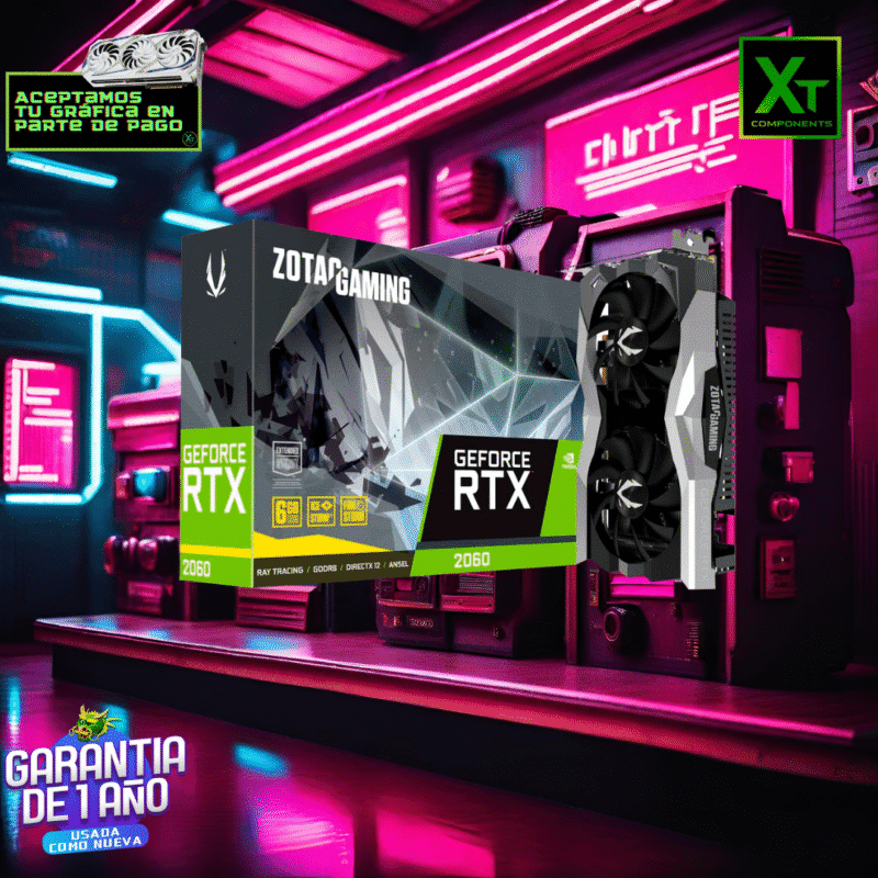 RTX 2060 ZOTAC GAMING 6GB GDDR6 (USADA) NO BOX