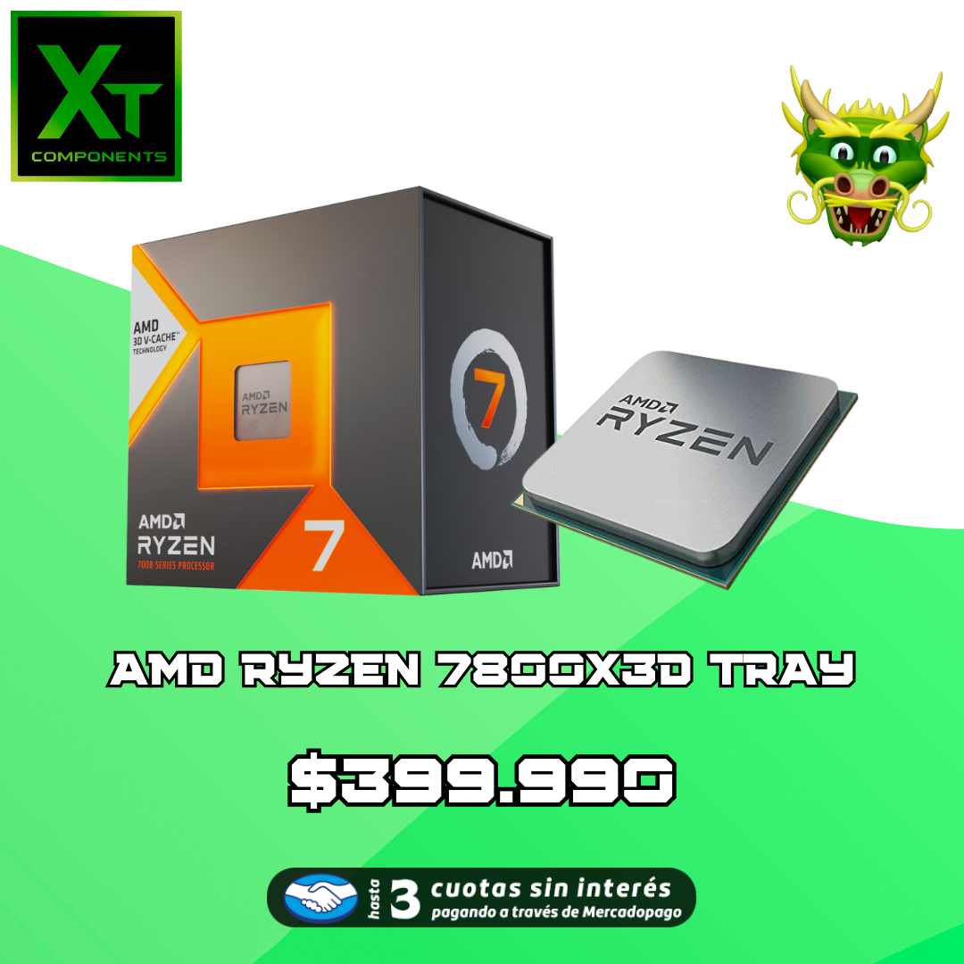 AMD RYZEN 7800X3D TRAY