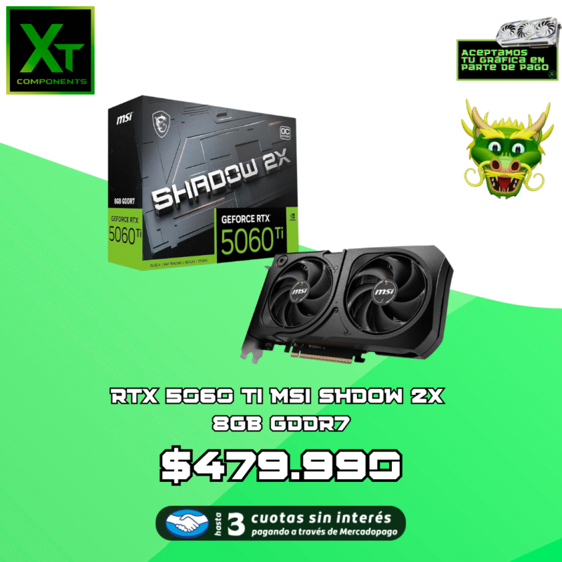 RTX 5060 TI MSI VENTUS 8GB GDDR7