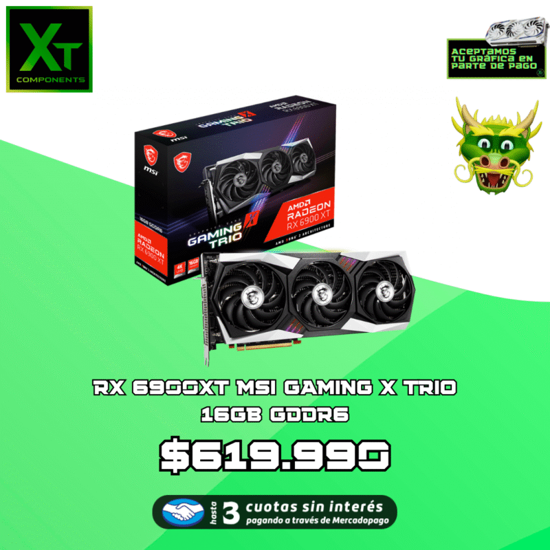 RX 6900XT MSI GAMING X TRIO 16GB GDDR6