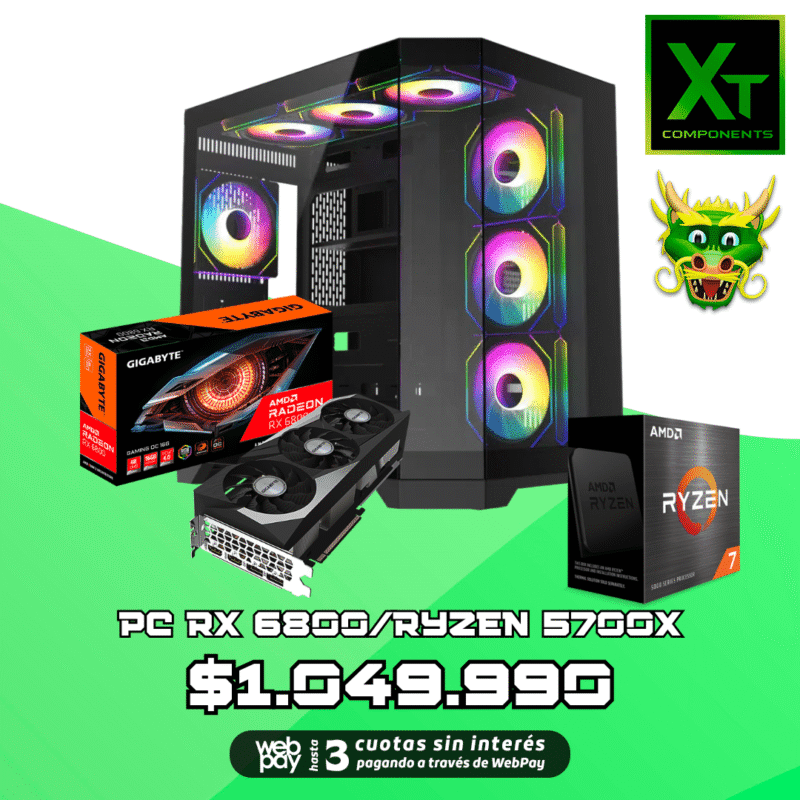 PC GAMER RX 6800/RYZEN 5500