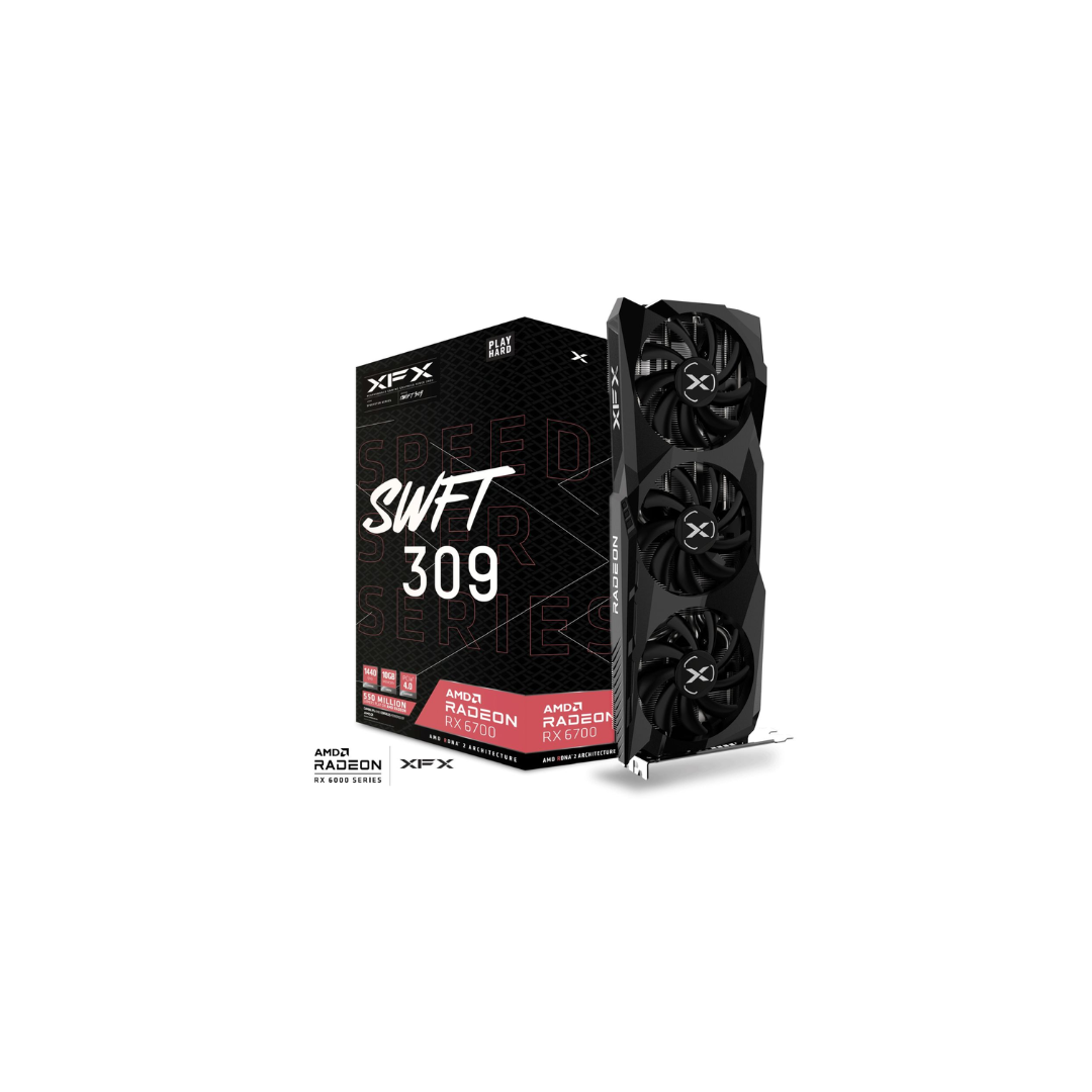6700 RX 6700 XFX SPEEDSTER SWFT 309 10GB GDDR6 (USADA) - Imagen 1