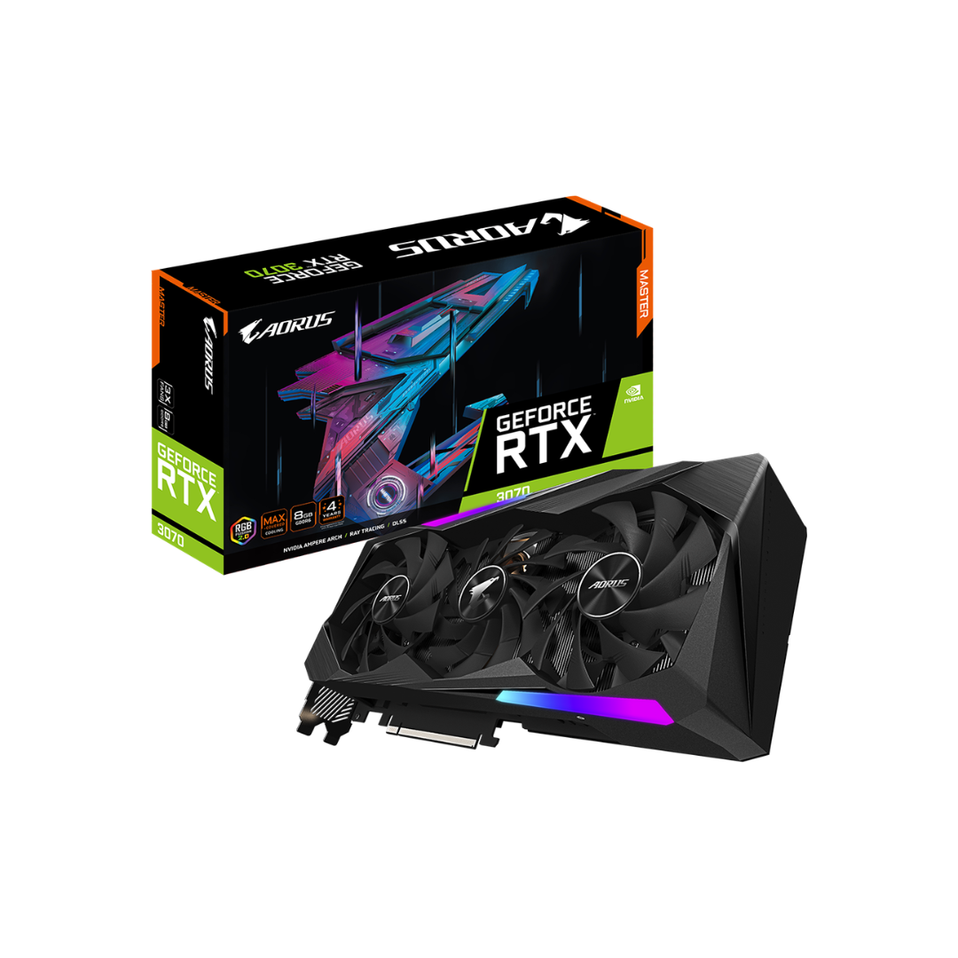 3070 RTX 3070 AORUS MASTER 8GB GDDR6 (USADA) - Imagen 1