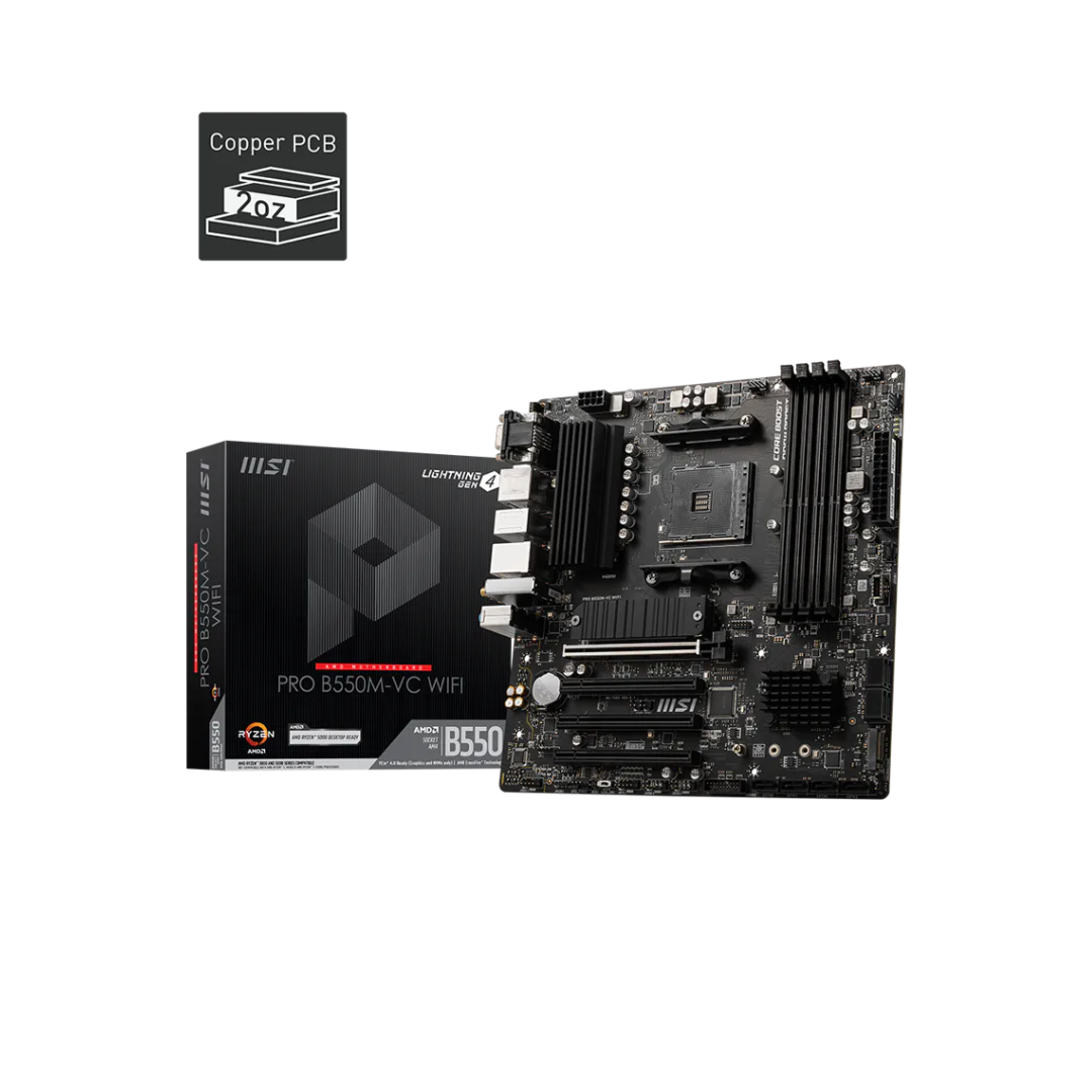 B550M B550M-VC MSI PRO WIFI - Imagen 1