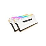 CORSAIR VENGEANCE RGB PRO WHITE16GB 2X8 3200MHZ CL16 - Image 2
